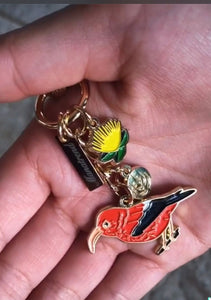 Keychain -'Ōhi'a & 'I'iwi