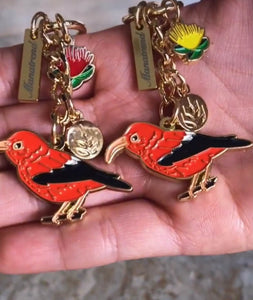 Keychain -'Ōhi'a & 'I'iwi